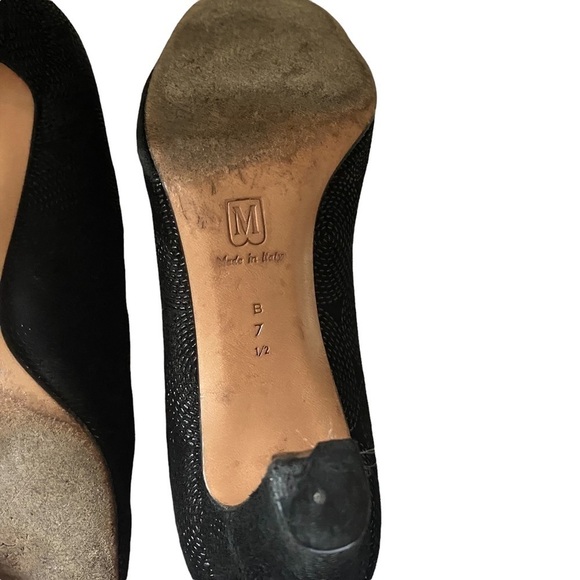 Bruno Magli - Black Evening Pumps Platform Heels - Picture 12 of 12